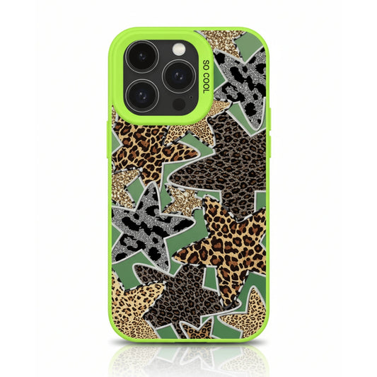 Capa Estampada Leopardo Preto para iPhone – Estilo e Proteção IMD - Horiginex