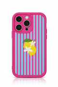 Capa iPhone Lemon Stripe Textura Fresca Antichoques – Horiginex - Horiginex
