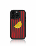 Capa iPhone Lemon Stripe Textura Fresca Antichoques – Horiginex - Horiginex