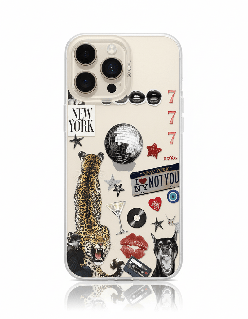 Capa iPhone Leopard Disco Ball Shockproof Matte Clear - Horiginex - Horiginex