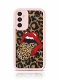 Capa Leopardo e Lábios Vermelhos com Corrente para Samsung Luxo e Proteção - Horiginex - Horiginex