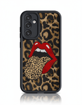 Capa Leopardo e Lábios Vermelhos com Corrente para Samsung Luxo e Proteção - Horiginex - Horiginex