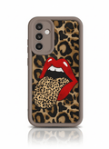 Capa Leopardo e Lábios Vermelhos com Corrente para Samsung Luxo e Proteção - Horiginex - Horiginex