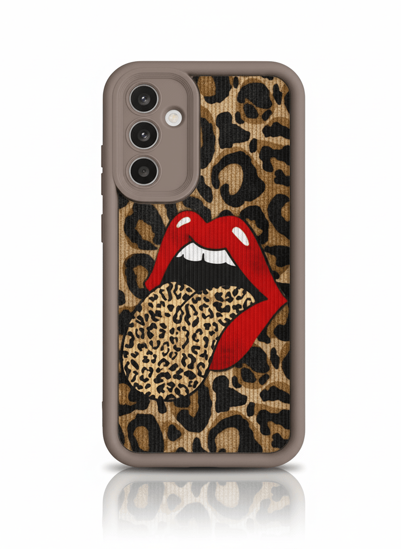 Capa Leopardo e Lábios Vermelhos com Corrente para Samsung Luxo e Proteção - Horiginex - Horiginex