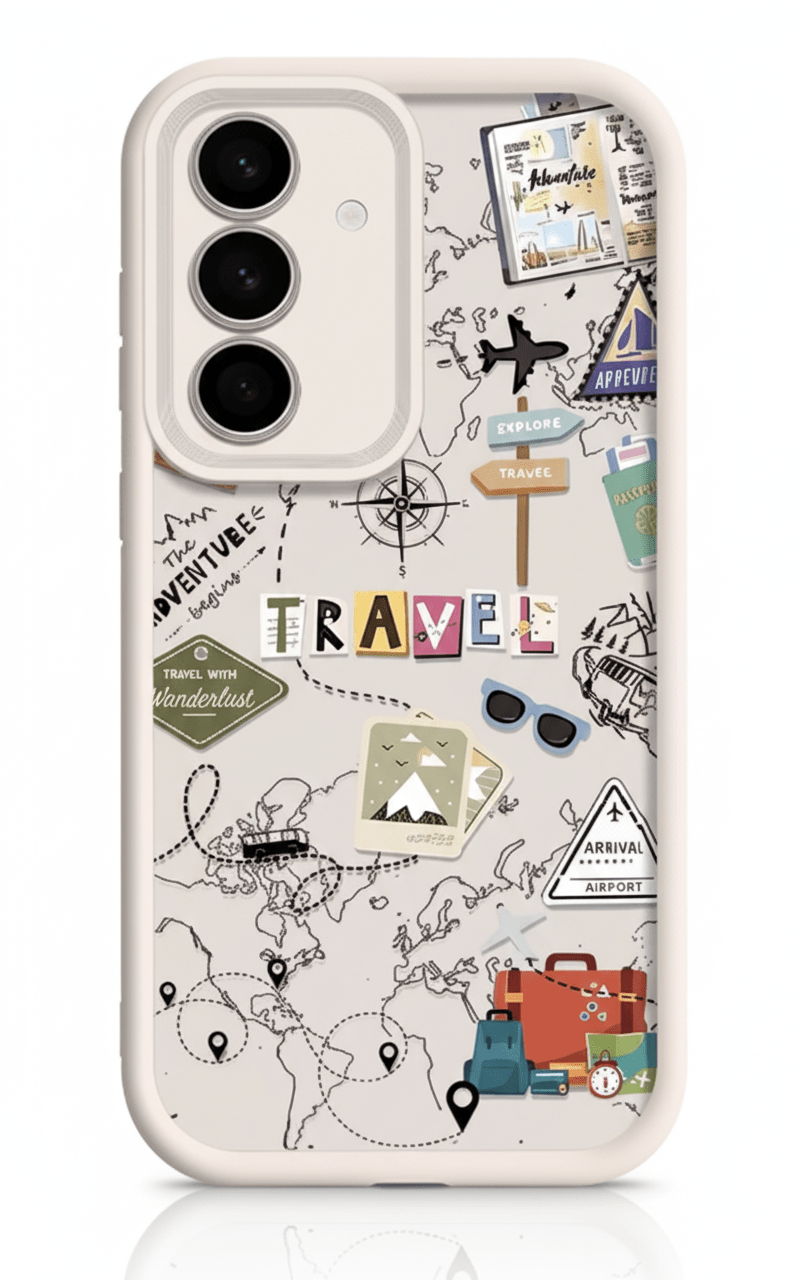 Capa Mapa de Viagem para Samsung Galaxy - Horiginex - Horiginex