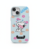 Capa Snoopy Anime Para iPhone Silicone Criativo - Horiginex - Horiginex