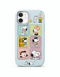 Capa Snoopy Anime Para iPhone Silicone Criativo - Horiginex - Horiginex