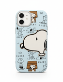 Capa Snoopy Anime Para iPhone Silicone Criativo - Horiginex - Horiginex