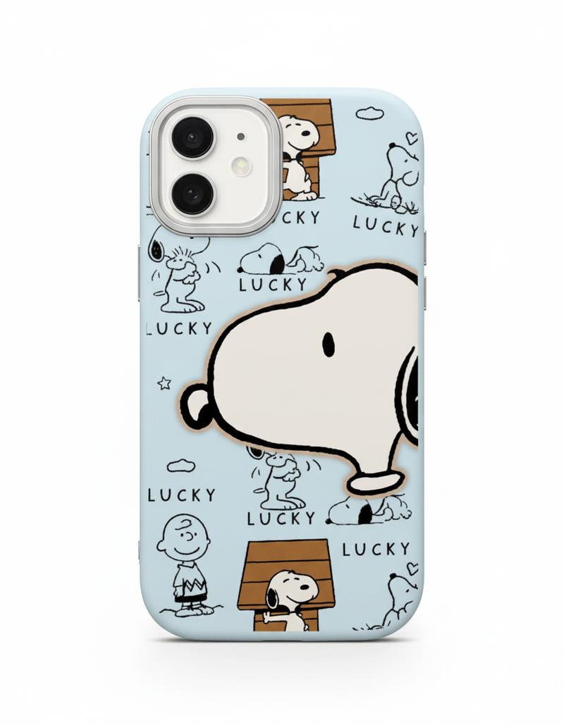 Capa Snoopy Anime Para iPhone Silicone Criativo - Horiginex - Horiginex
