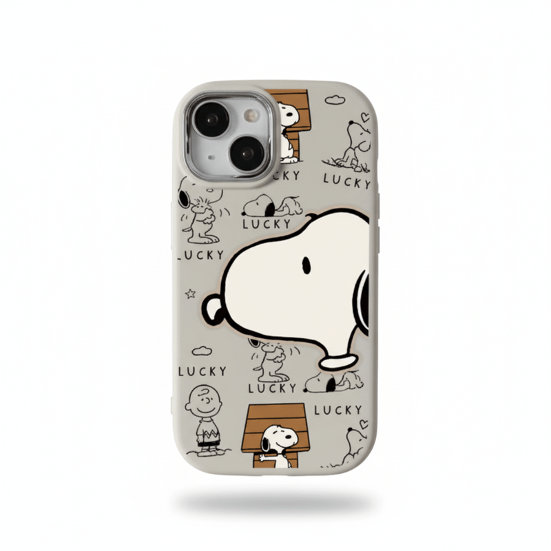 Capa Snoopy Anime Para iPhone Silicone Criativo - Horiginex - Horiginex