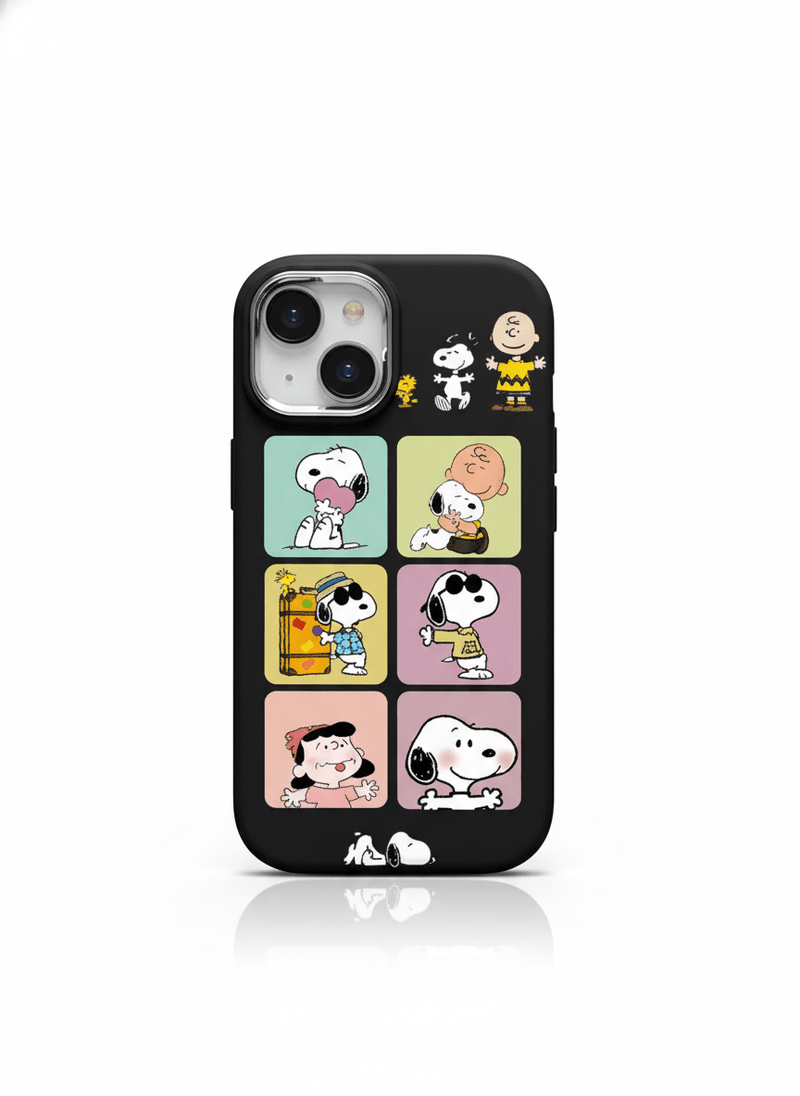 Capa Snoopy Anime Para iPhone Silicone Criativo - Horiginex - Horiginex