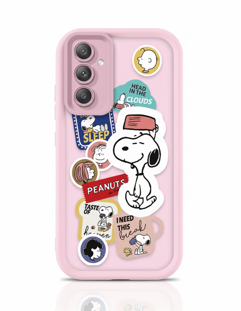 Capa Snoopy Cartoon para Samsung Galaxy Silicone Suave - Horiginex - Horiginex