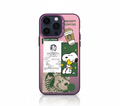 Capa Snoopy Starbucks Café para iPhone Estilo Y2K Rígida - Horiginex - Horiginex