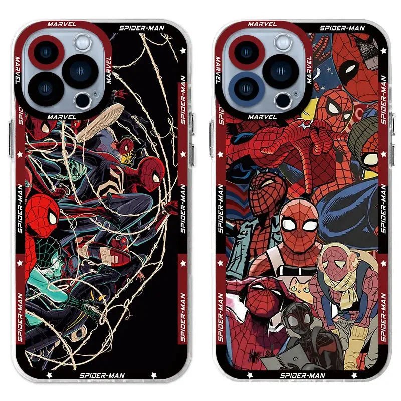 Capinha Oficial Spider - Man Marvel Transparente para iPhone – Silicone Flexível e Resistente | Proteção Total para iPhone - Horiginex