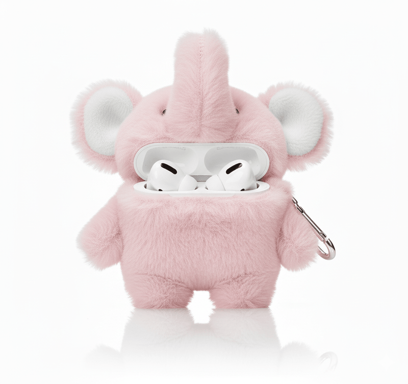 Elefante Fofo de Pelúcia – Capa para AirPods - Horiginex