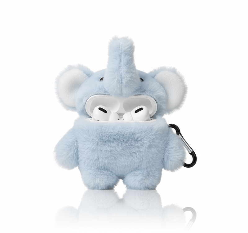 Elefante Fofo de Pelúcia – Capa para AirPods - Horiginex