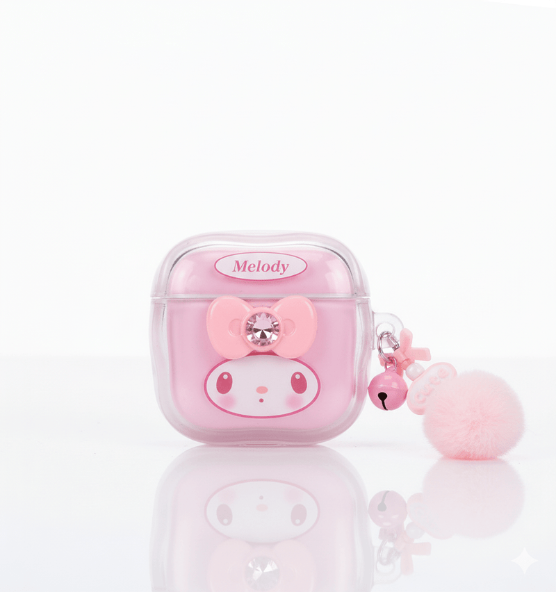 Hello Kitty Charm – Capa para AirPods com Chaveiro - Horiginex