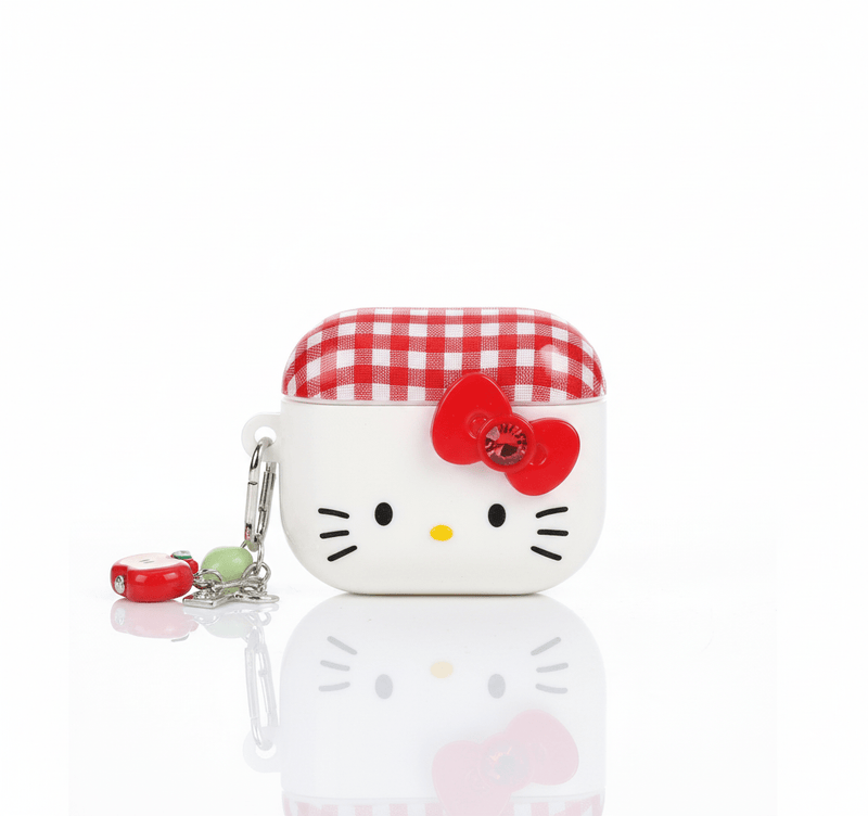 Hello Kitty Laço Xadrez – Capa para AirPods - Horiginex