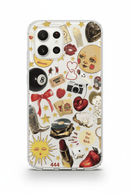 Retro Pattern Transparente Phone Case for Samsung Galaxy - Horiginex - Horiginex