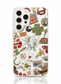 Retro Pattern Transparente Phone Case for Samsung Galaxy - Horiginex - Horiginex