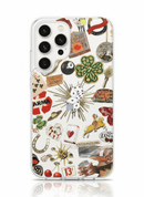 Retro Pattern Transparente Phone Case for Samsung Galaxy - Horiginex - Horiginex
