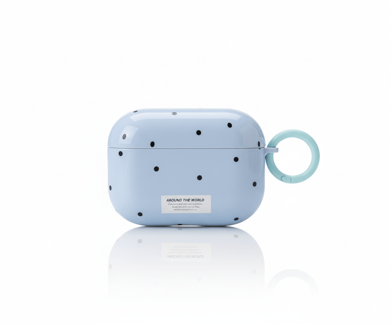 Simple Chic Rosa e Verde – Capa para AirPods com Poás - Horiginex