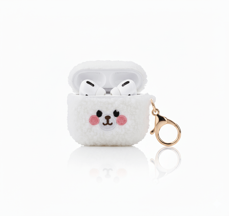 Urso Fofo de Pelúcia – Capa para AirPods - Horiginex