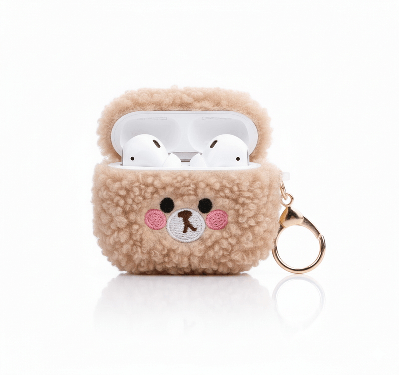Urso Fofo de Pelúcia – Capa para AirPods - Horiginex