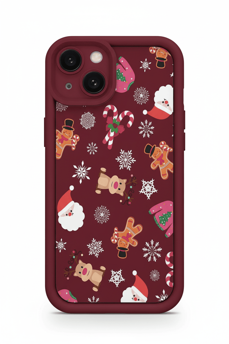 Winter Christmas Tree Pattern Cute Y2K Phone Case - Horiginex